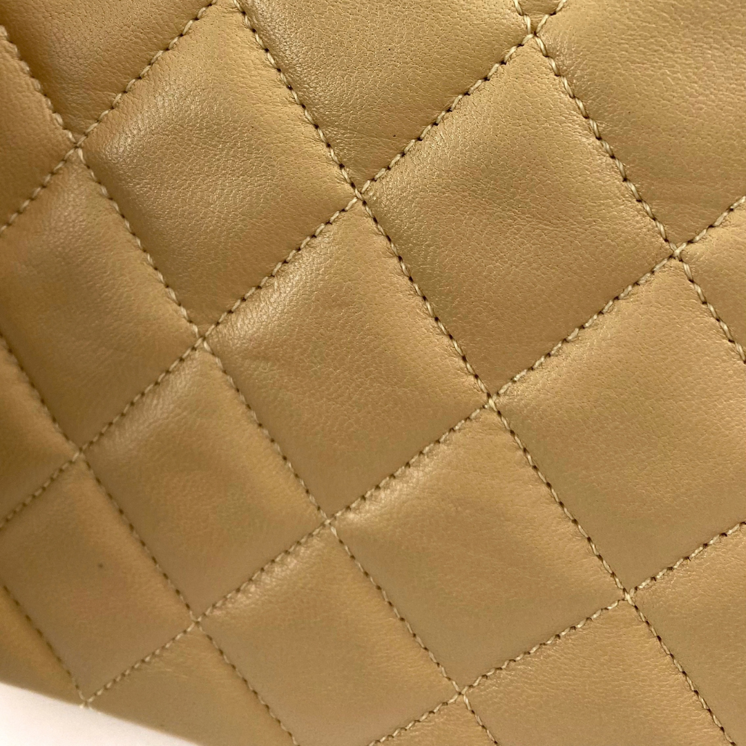 Sayaka, 1 Series Half Moon Beige Lambskin with seal and card