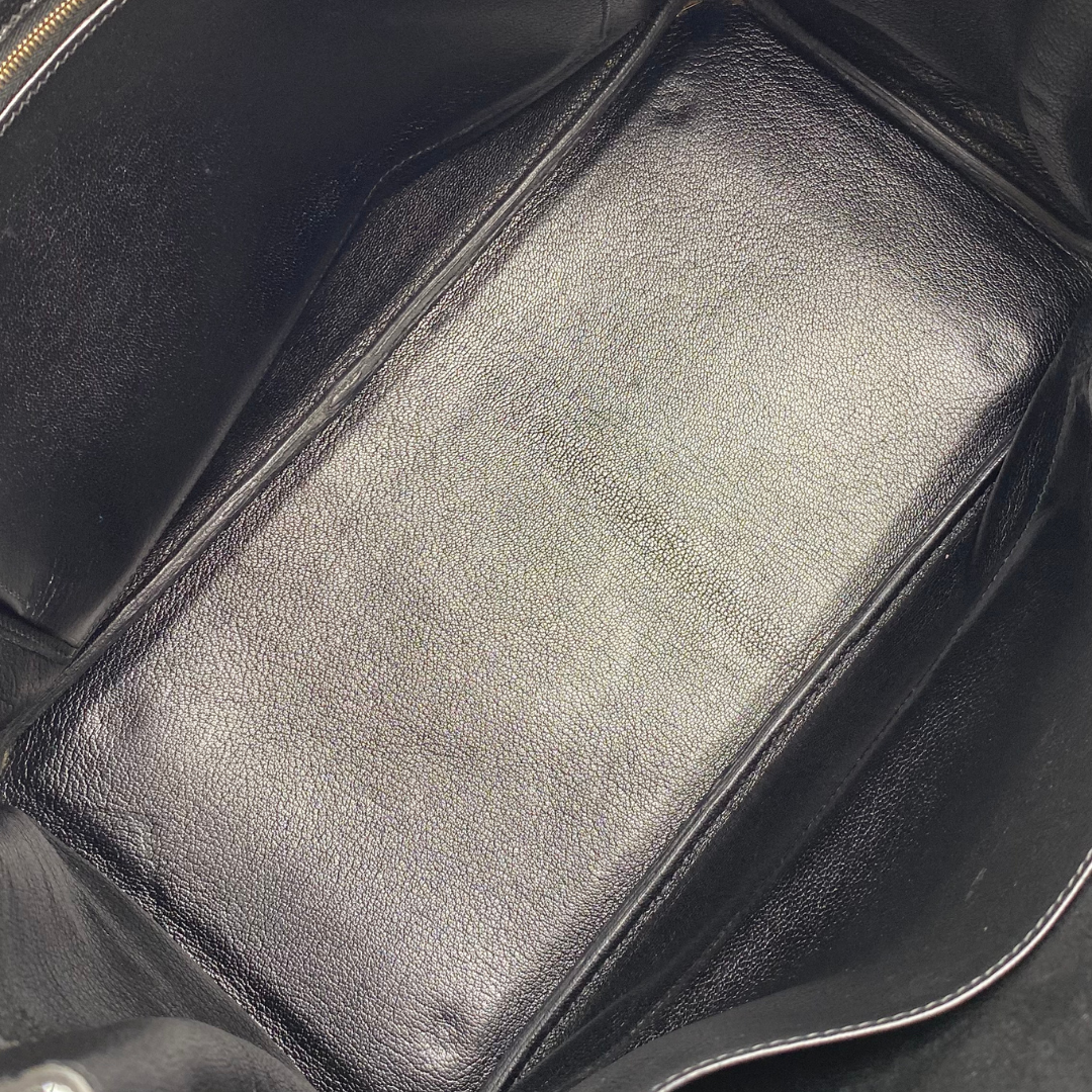 Tavian, 2000 Birkin 35 Black Togo with stamp □D