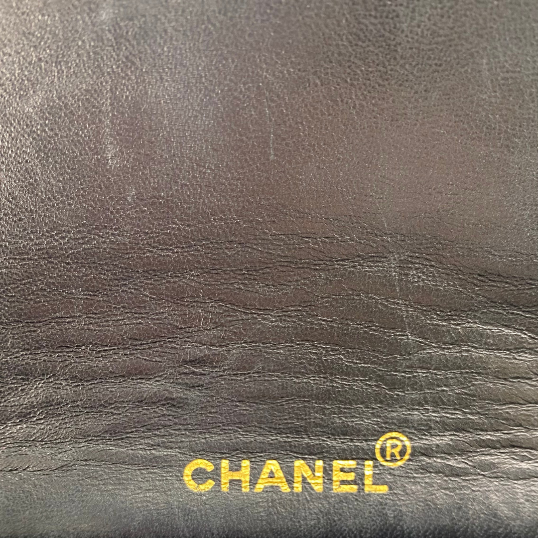 Cyrus, 1 Series Small Full Flap Black Lambskin with seal and card