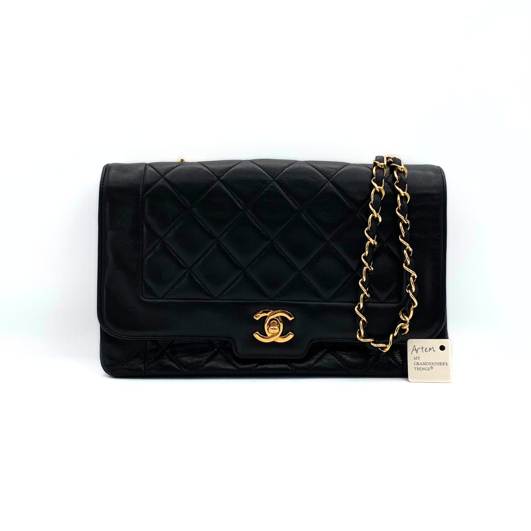 Artem, 4 Series Black Lambskin Tab Border with seal only