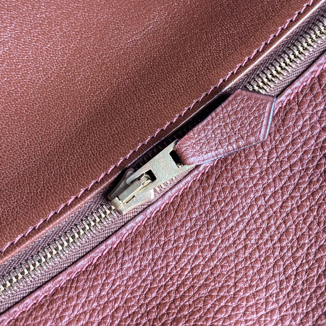 Tsubasa, 2000 Kelly 35 Retourne Marron Fonce Togo with stamp □D