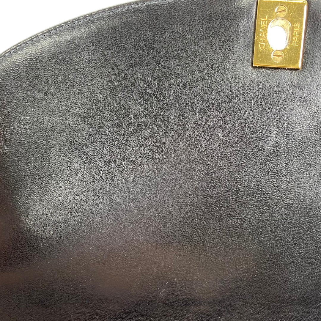 Sorenza, 2 Series Medium Diana Black Lambskin with seal and card