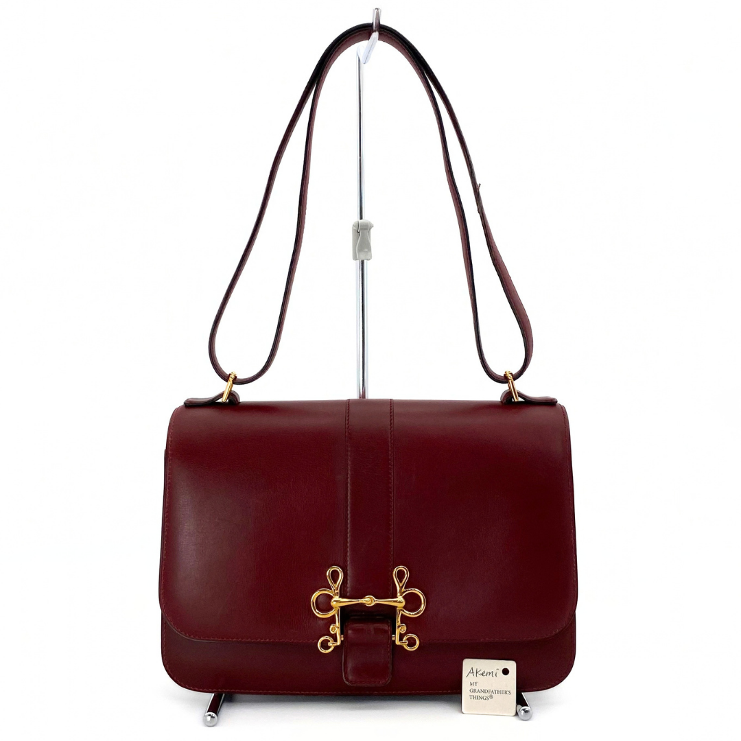 Akemi, 1976 Sorogne Rouge H Boxcalf Gold Hardware with stamp 〇F