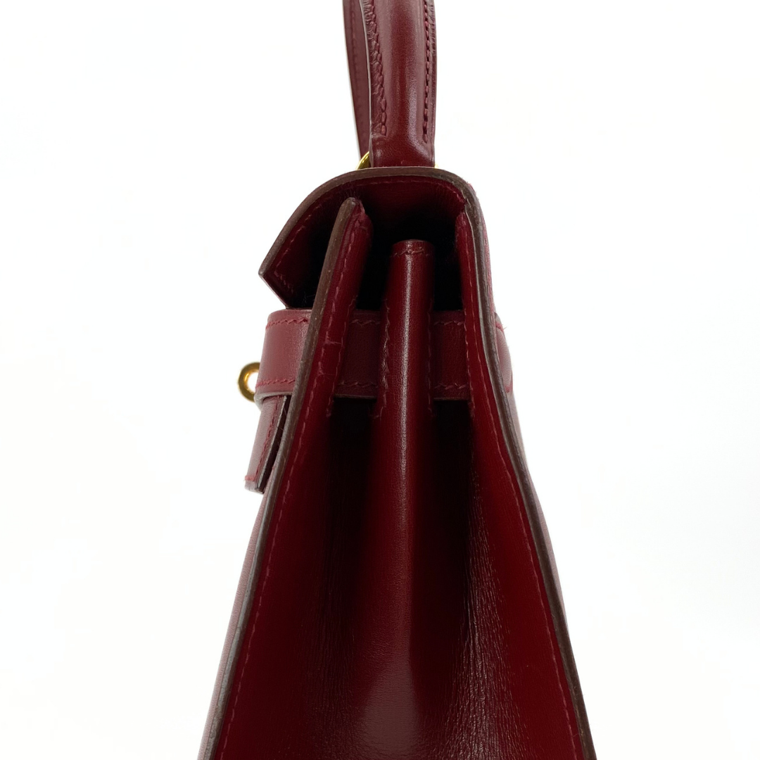 Renzo, 1992 Kelly 28 Sellier Rouge H Boxcalf with stamp 〇V