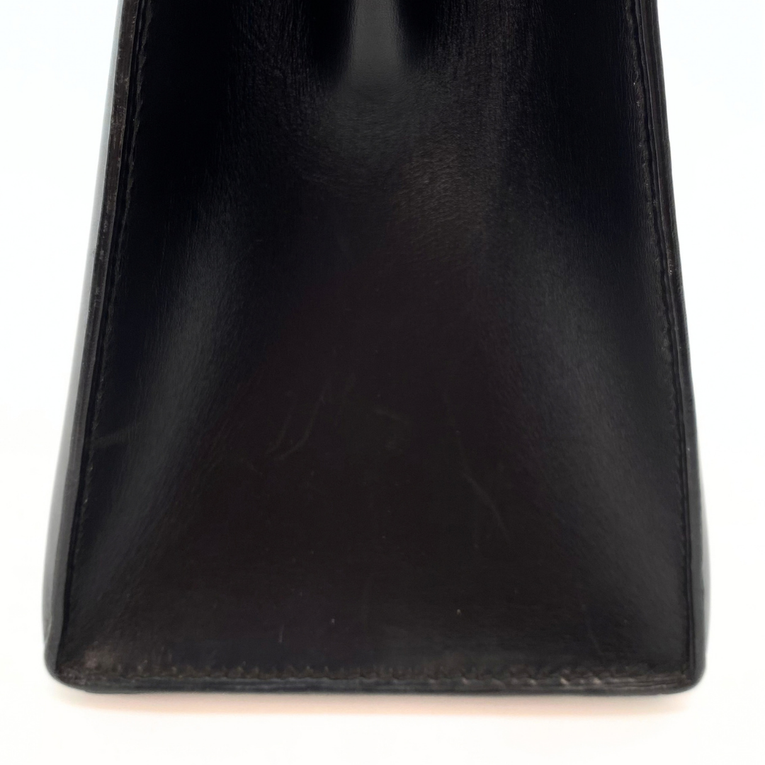 Chisato, 1991 Kelly 28 Sellier Black Boxcalf with stamp 〇U