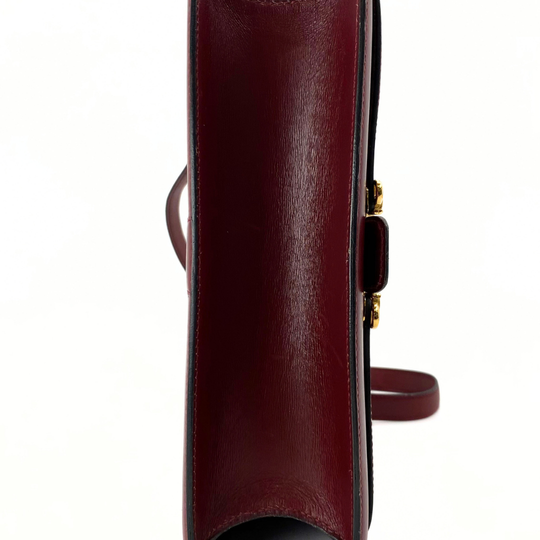 Akemi, 1976 Sorogne Rouge H Boxcalf Gold Hardware with stamp 〇F