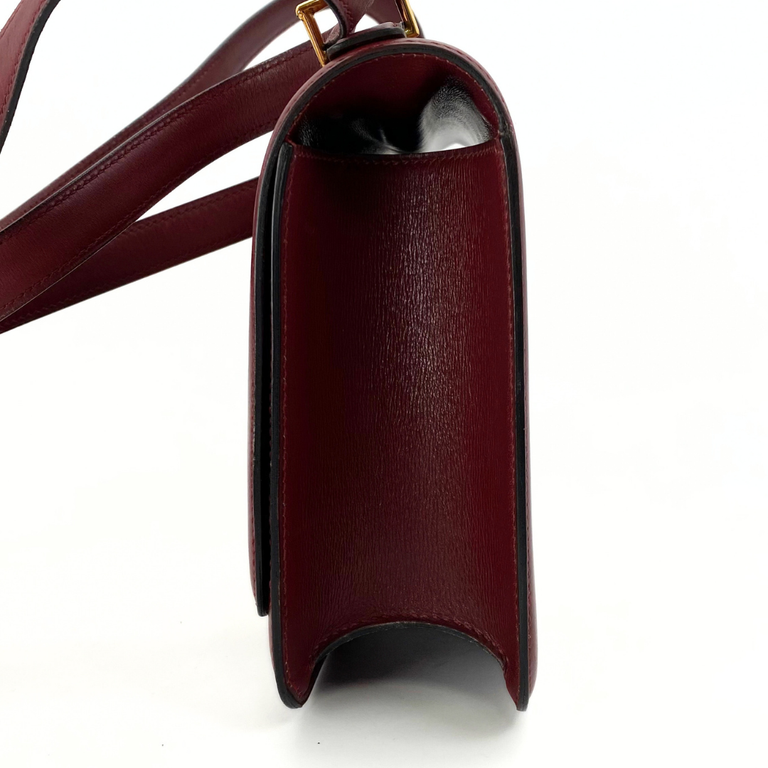 Akemi, 1976 Sorogne Rouge H Boxcalf Gold Hardware with stamp 〇F