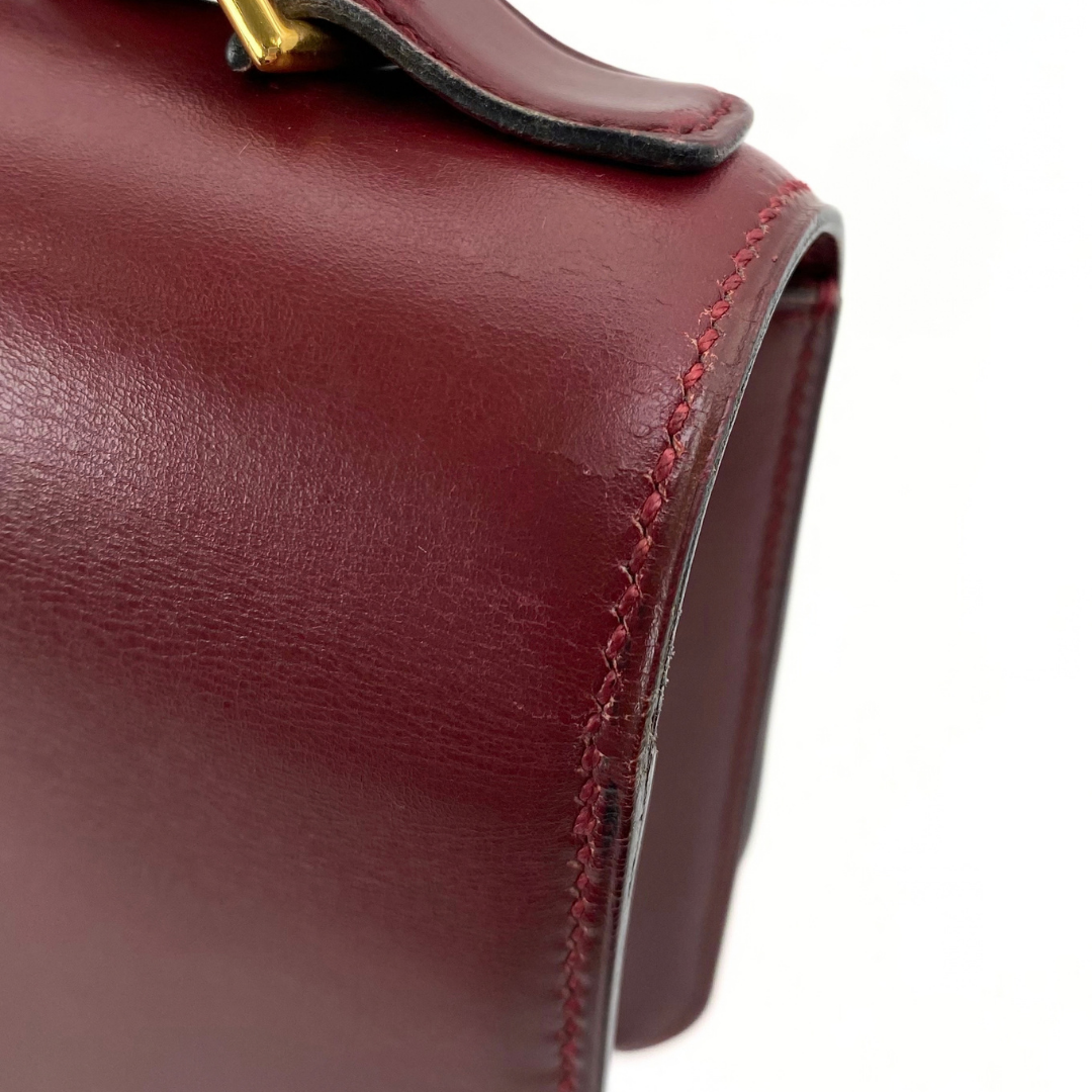 Akemi, 1976 Sorogne Rouge H Boxcalf Gold Hardware with stamp 〇F
