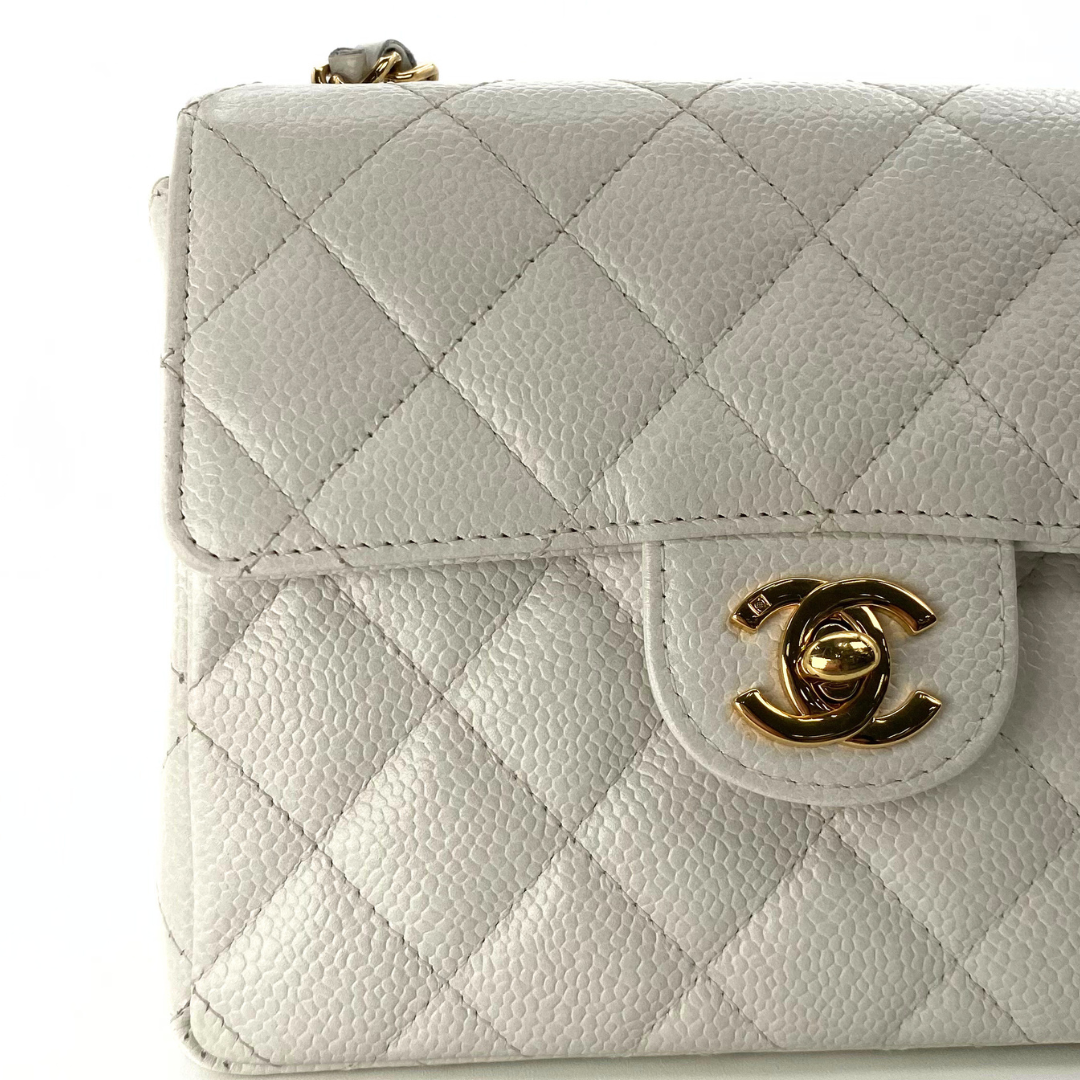 Stellan, 8 Series Mini Square 17cm White Caviar with seal and card