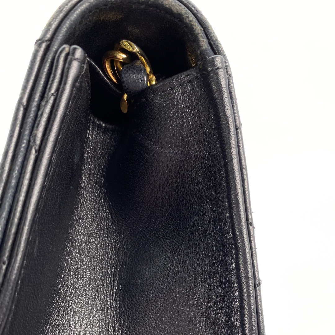 Aramis, 0 Series Matelasse Black Lambskin with seal only