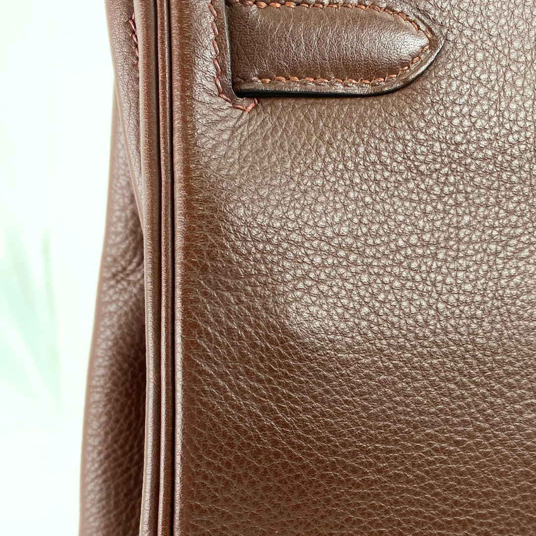 Tsubasa, 2000 Kelly 35 Retourne Marron Fonce Togo with stamp □D