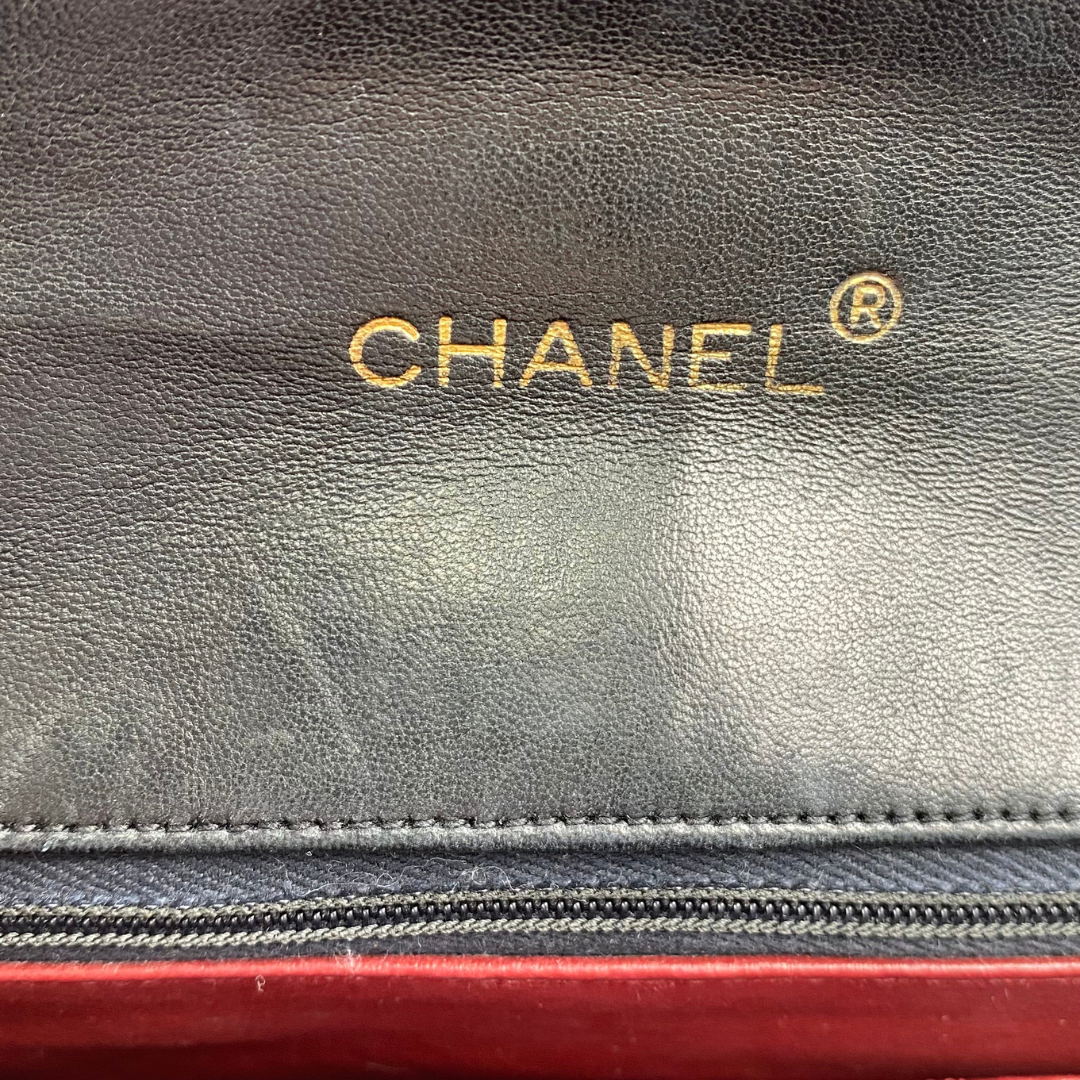Awino, 1 Series Wave Stitch Black Lambskin with seal only