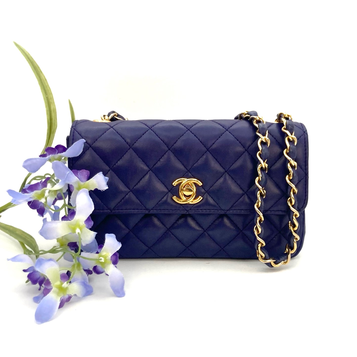 Nadia, 0 Series 20cm Mini Purple Lambskin with seal only