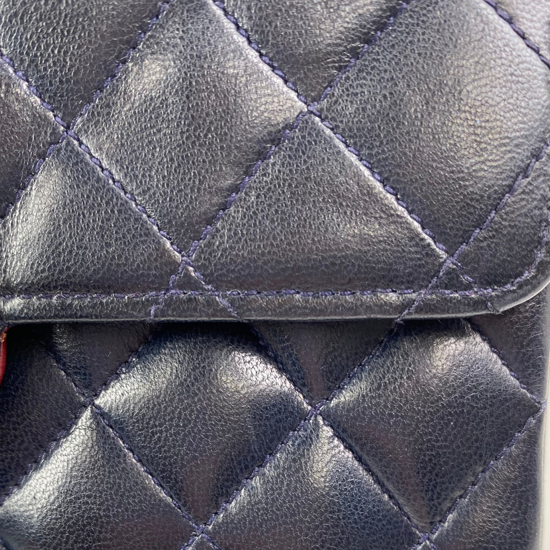 Rorik, 1 Series Mini Circle Coco Navy Lambskin with seal only