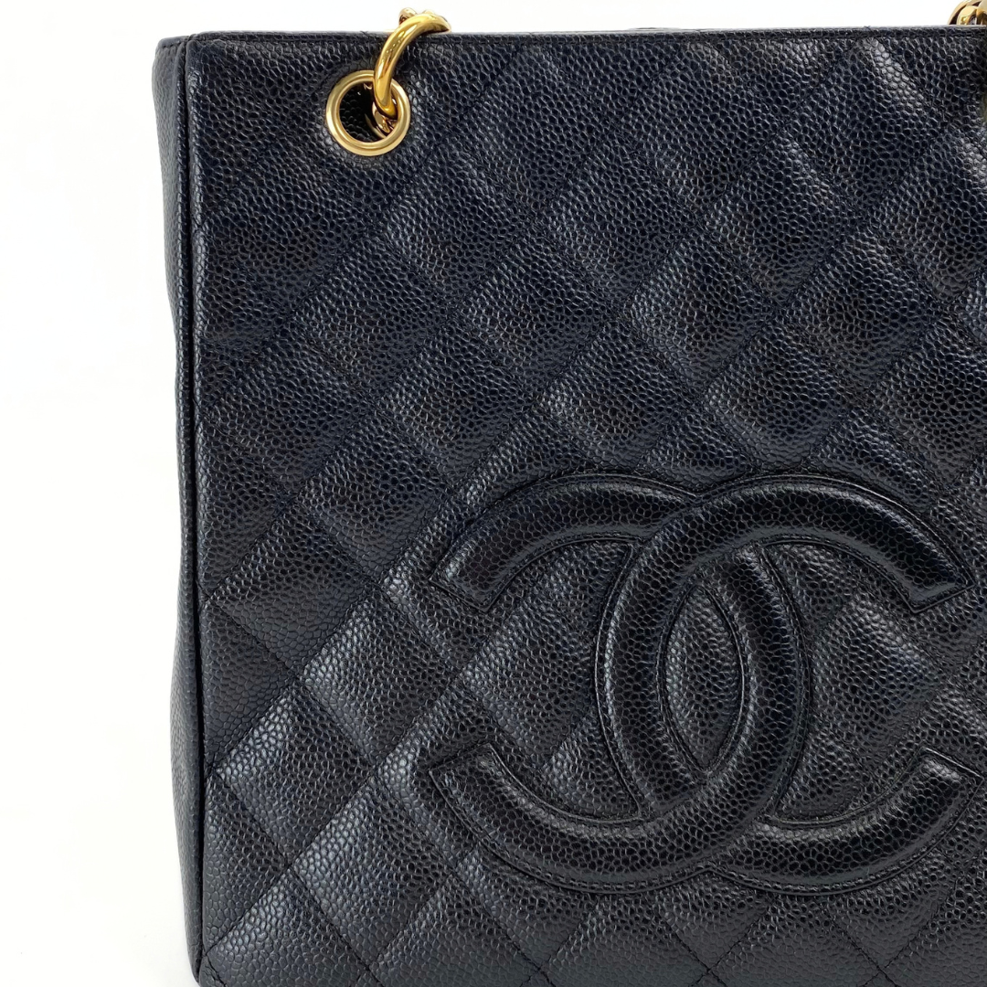 Mahina, 9 Series PST Tote Black Caviar with seal and card