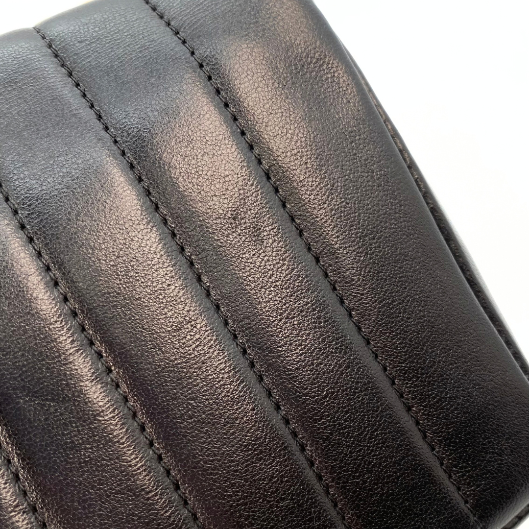 Lori, 2 Series Bijoux Chain Black Lambskin with seal only