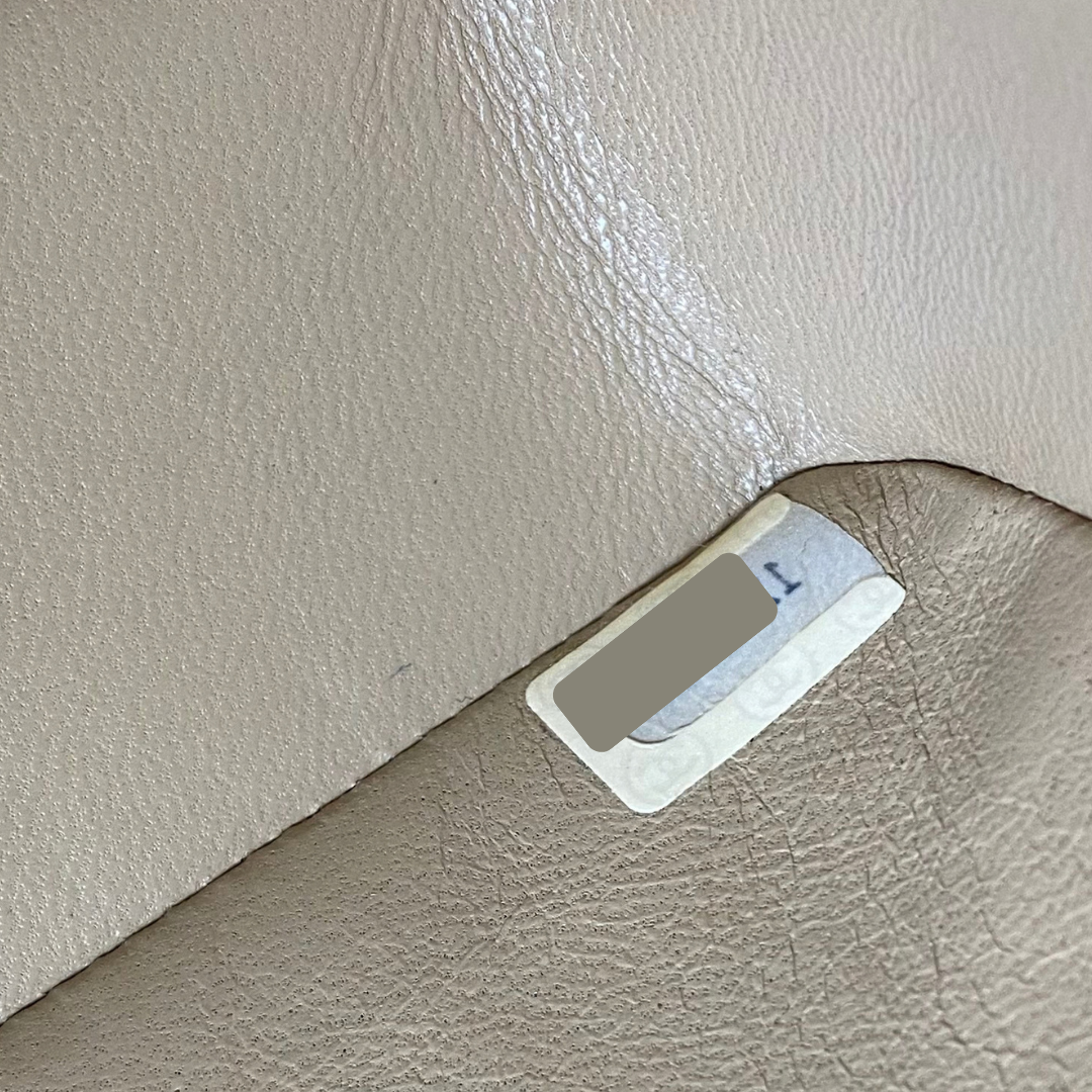 Sayaka, 1 Series Half Moon Beige Lambskin with seal and card