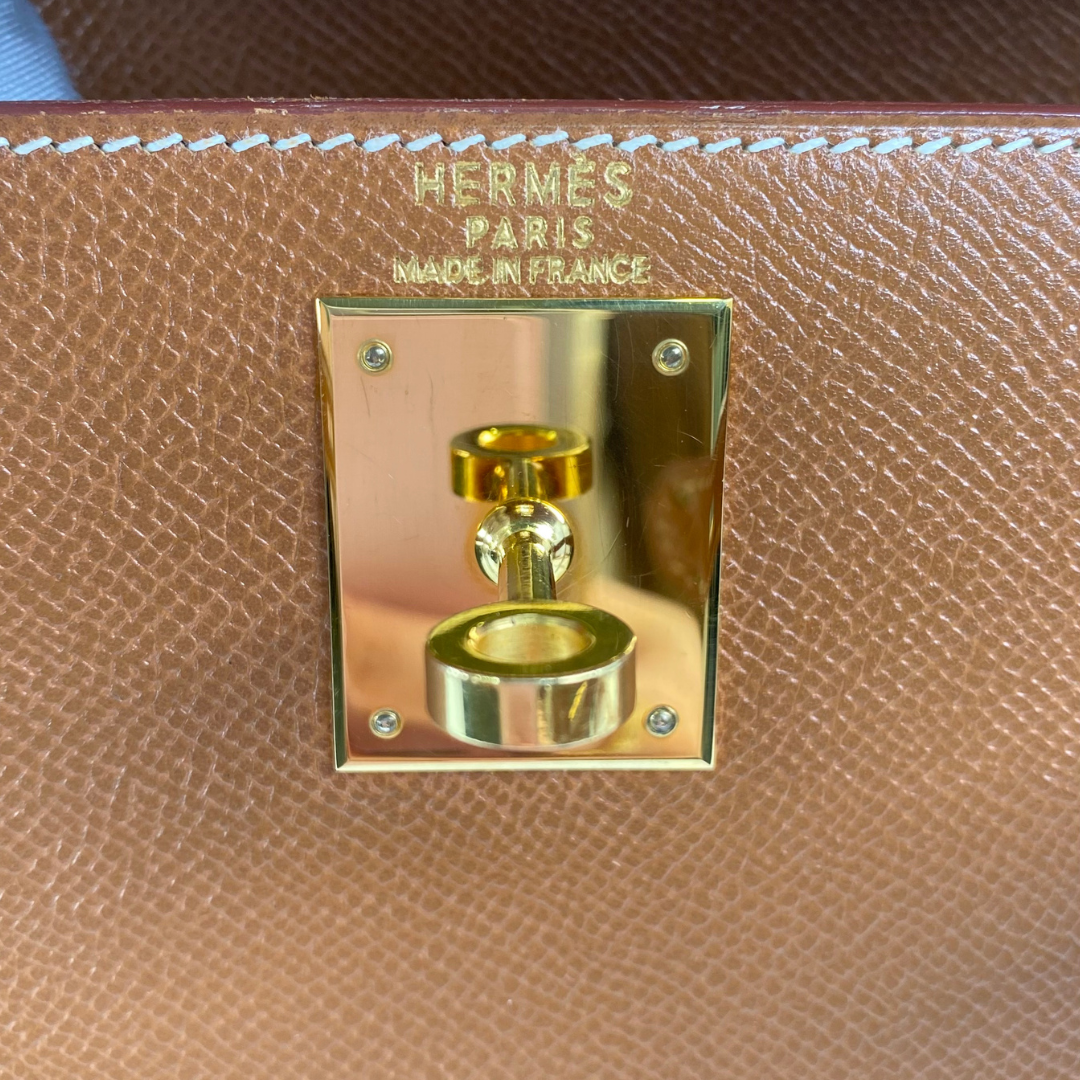 Nixie, 1999 Kelly 28 Sellier Couchevel Gold Hardware with stamp 〇Z