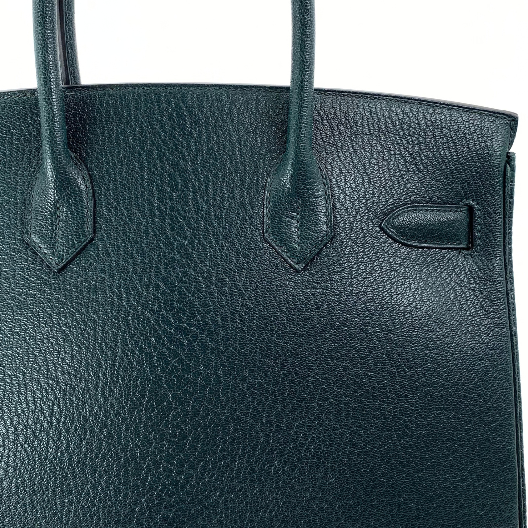 Nanami, 2024 Birkin 30 Vert Moyen Chevre Gold Hardware with stamp W