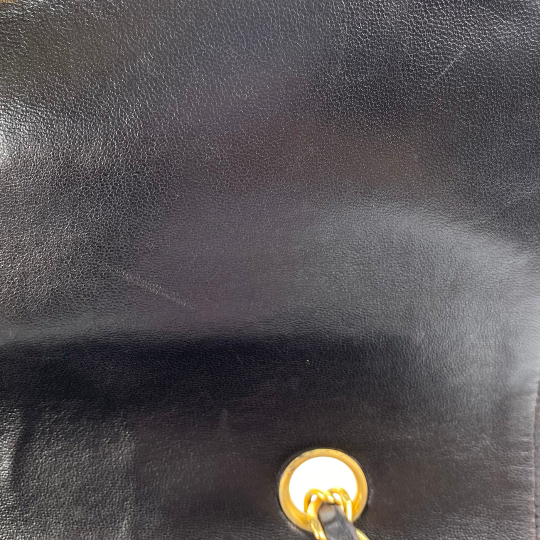 Sergey, 2 Series Small Diana Black Lambskin with seal and card