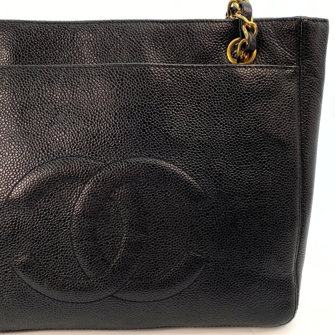 Natsuki, 4 Series Tote Black Caviar with seal and card