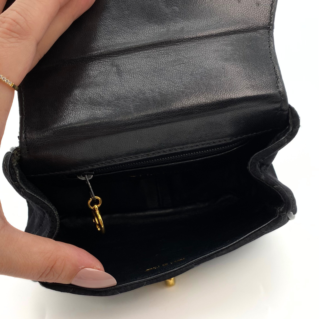 Sekar, 2 Series Bijou Black Satin with seal and card