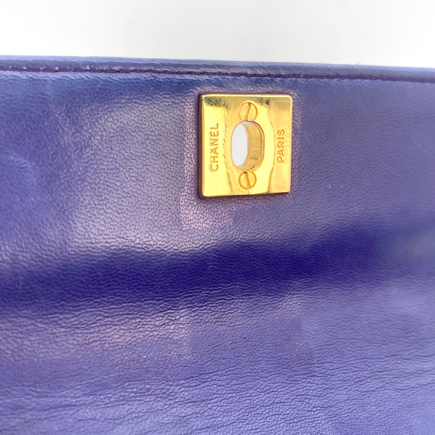 Nadia, 0 Series 20cm Mini Purple Lambskin with seal only