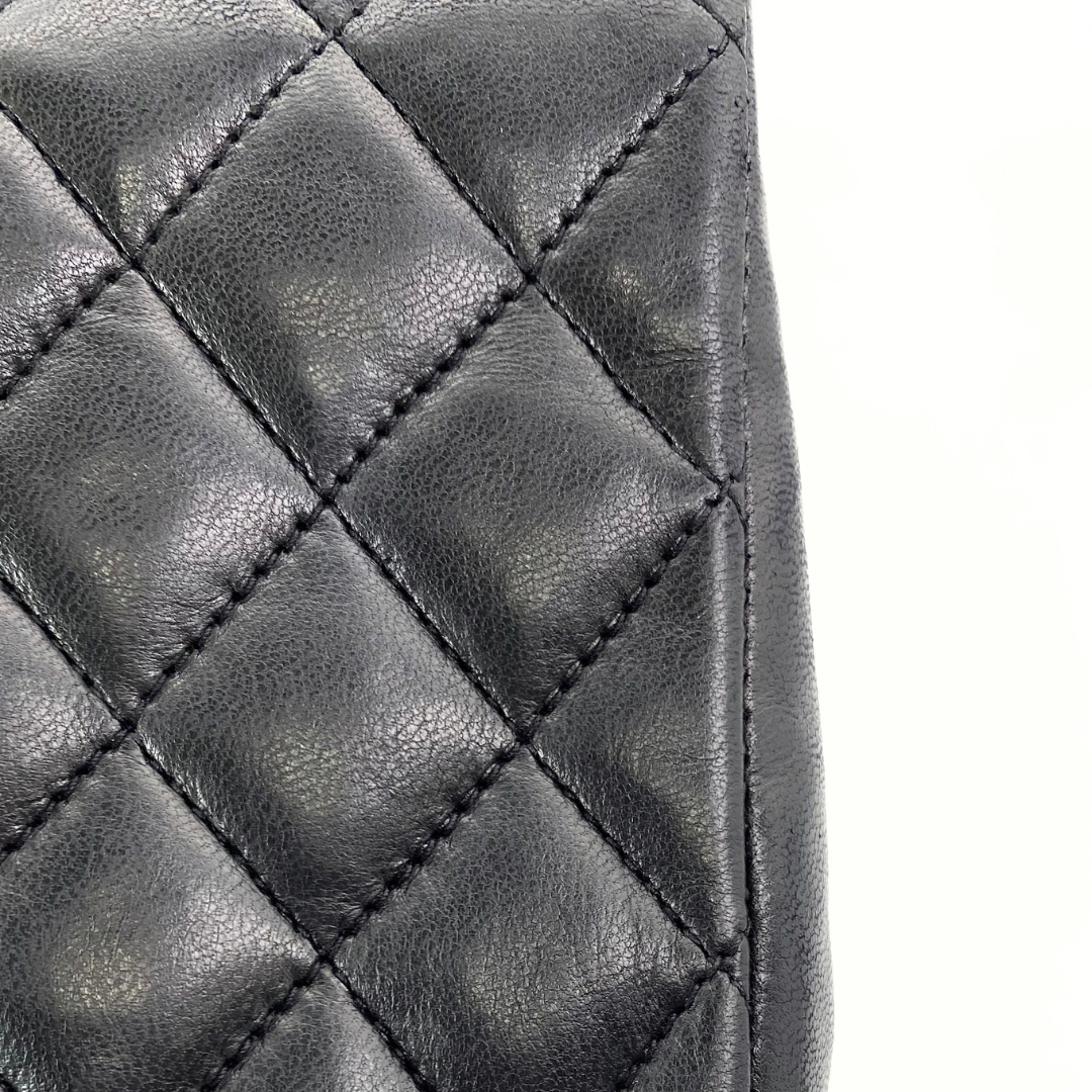 Kosei, 0 Series Half Moon Black Lambskin with seal and card