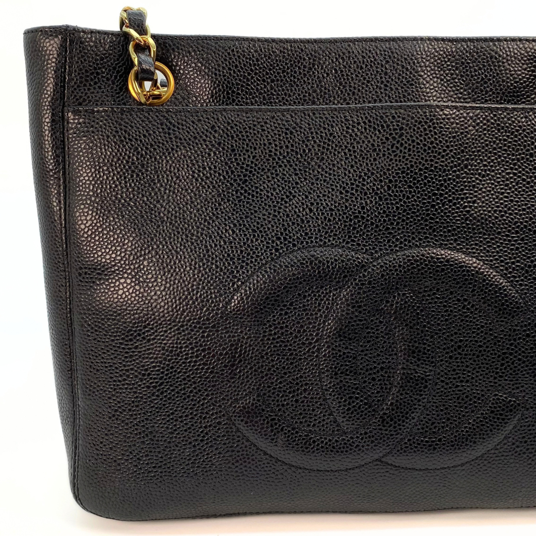 Natsuki, 4 Series Tote Black Caviar with seal and card