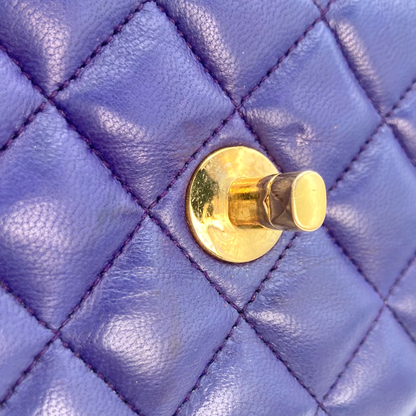 Nadia, 0 Series 20cm Mini Purple Lambskin with seal only