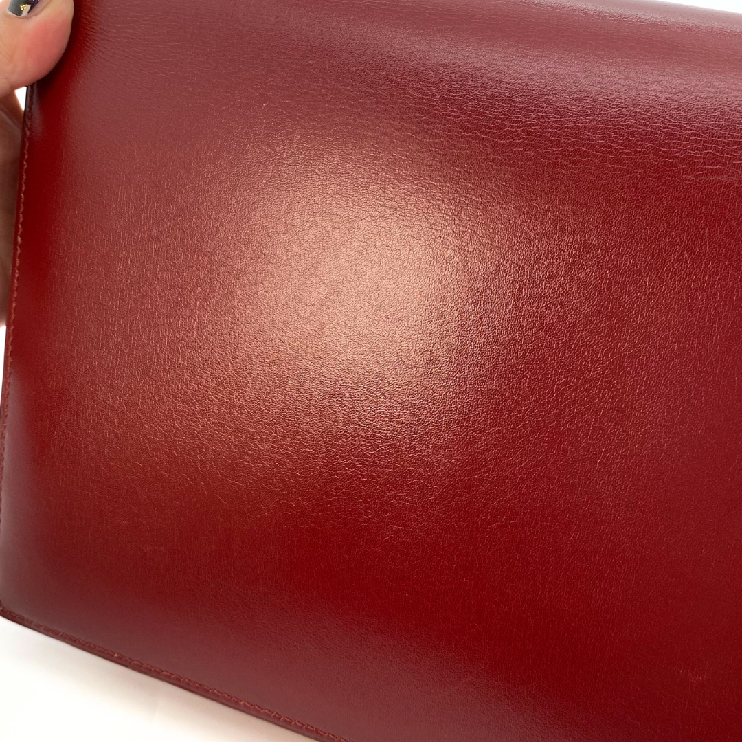 Kamala, 1992 Frégate Boxcalf Rouge H with stamp 〇V
