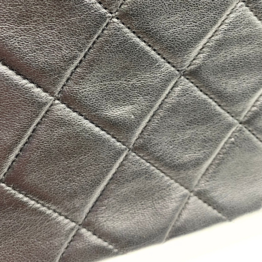Artem, 4 Series Black Lambskin Tab Border with seal only