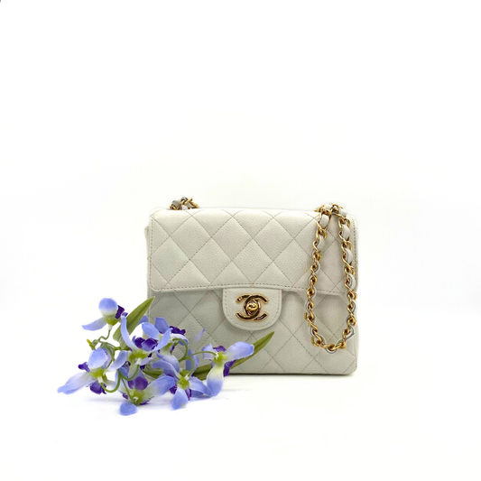 Stellan, 8 Series Mini Square 17cm White Caviar with seal and card