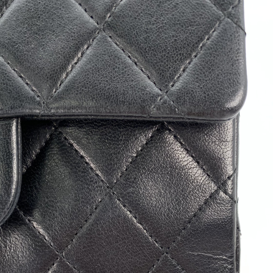 Alora, 0 Series Mini Square 17cm Black Lambskin with seal and card