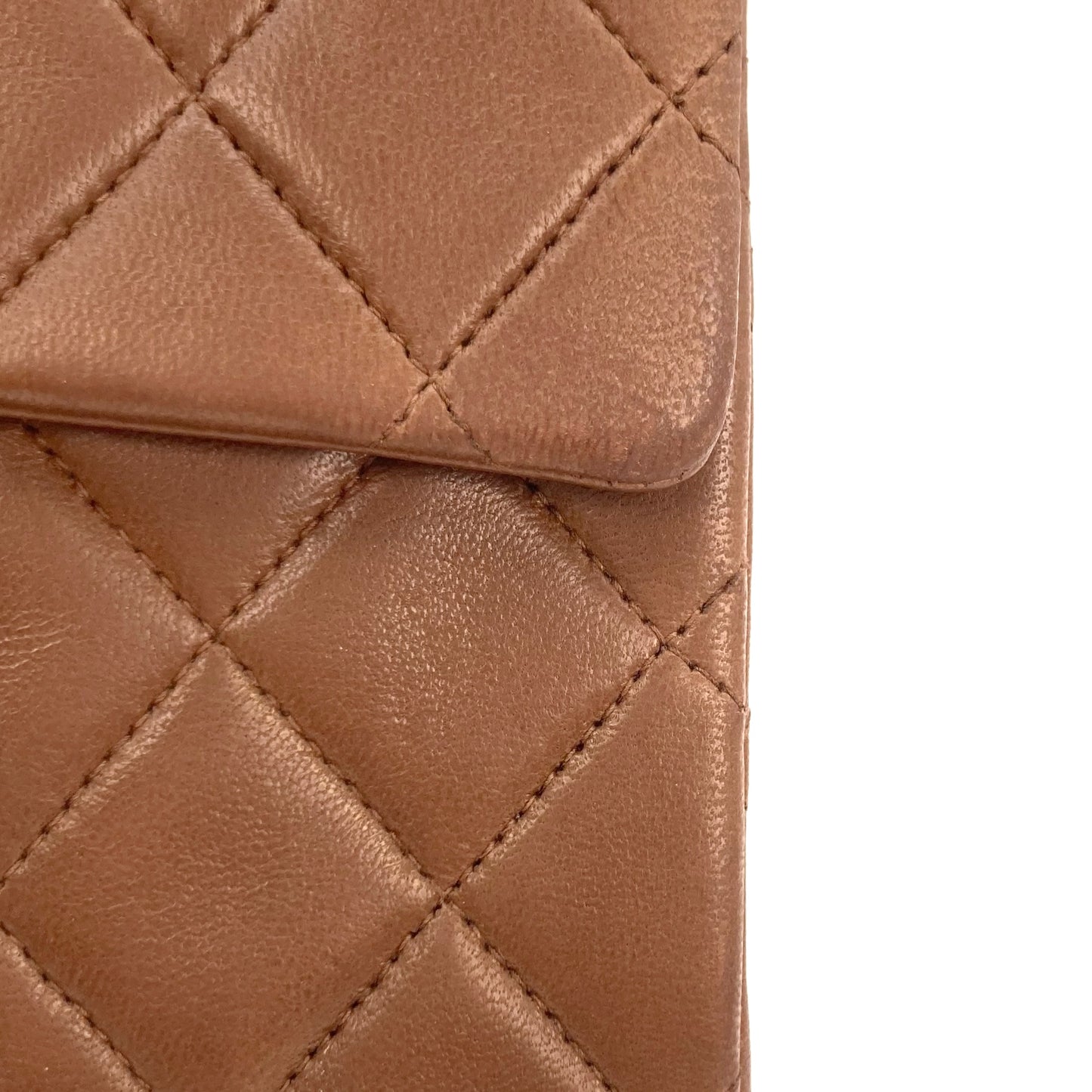 Althea, 2 Series Mini Square 17cm Brown Lambskin with seal only
