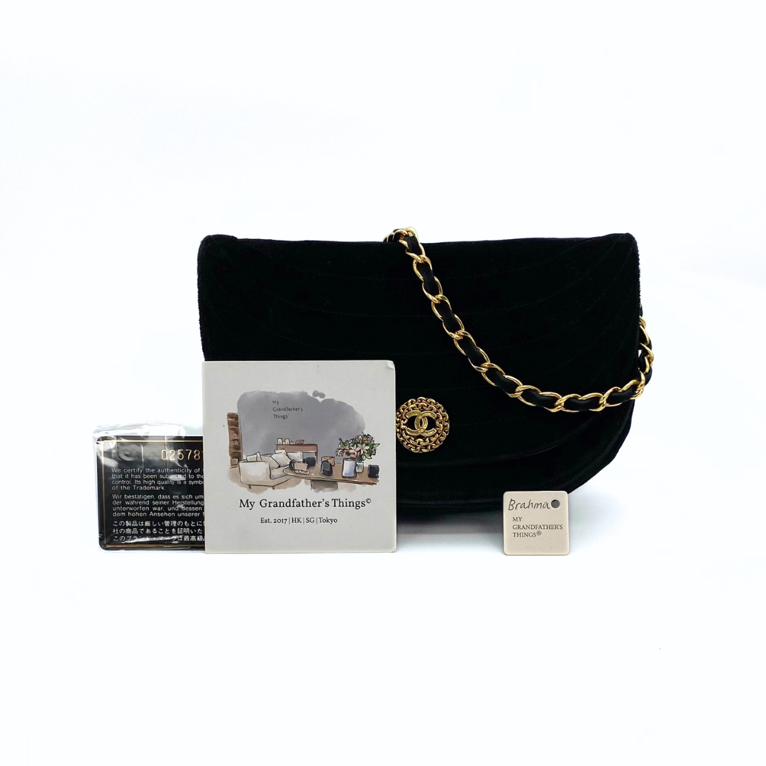Brahma, 0 Series Half Moon Black Velvet with seal and card
