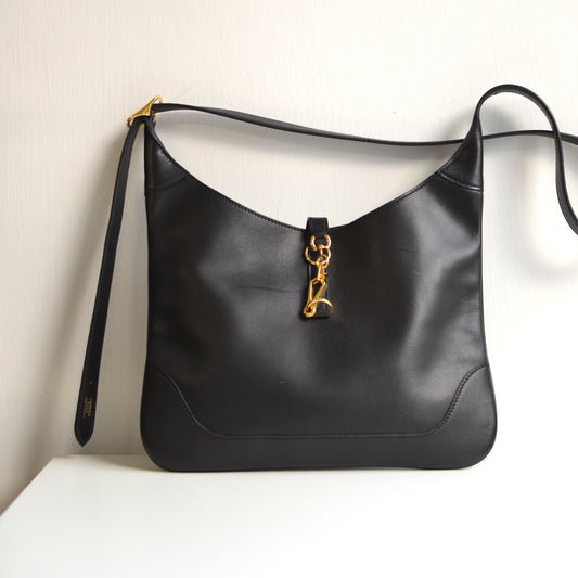 [SPRING SALE] Rinn, 1969 Trim 31 Black Calfskin with stamp Y