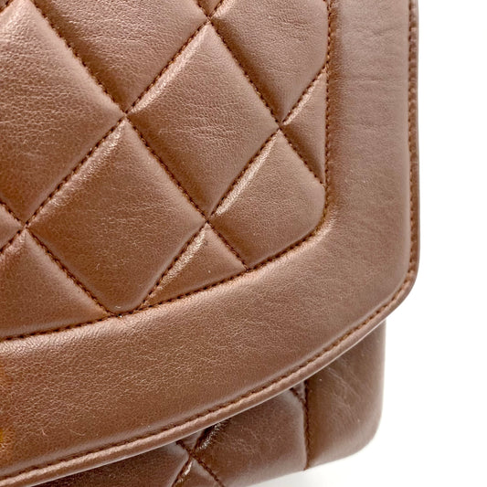 Ori, 3 Series Medium Diana Brown Taupe Lambskin with seal only