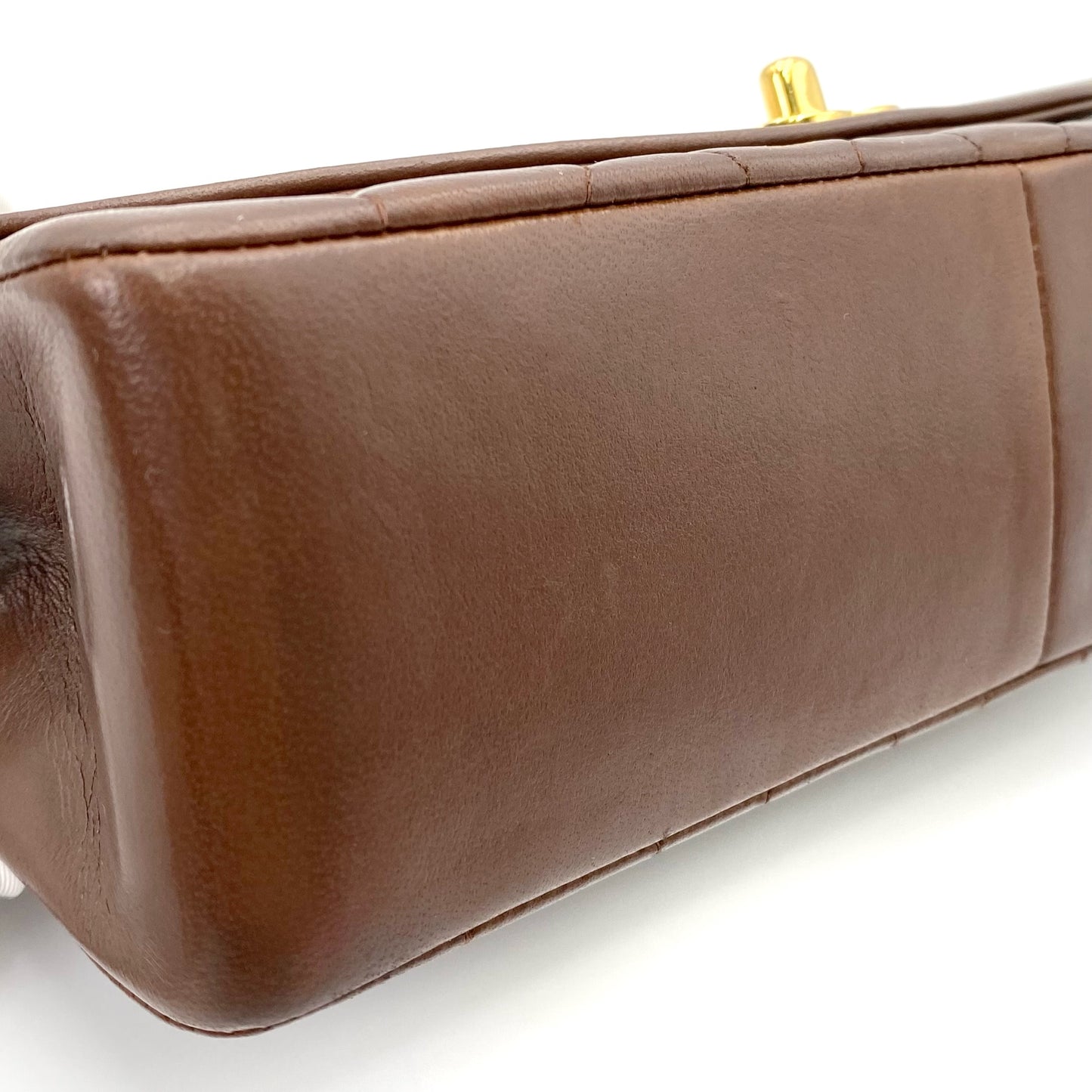 Ori, 3 Series Medium Diana Brown Taupe Lambskin with seal only