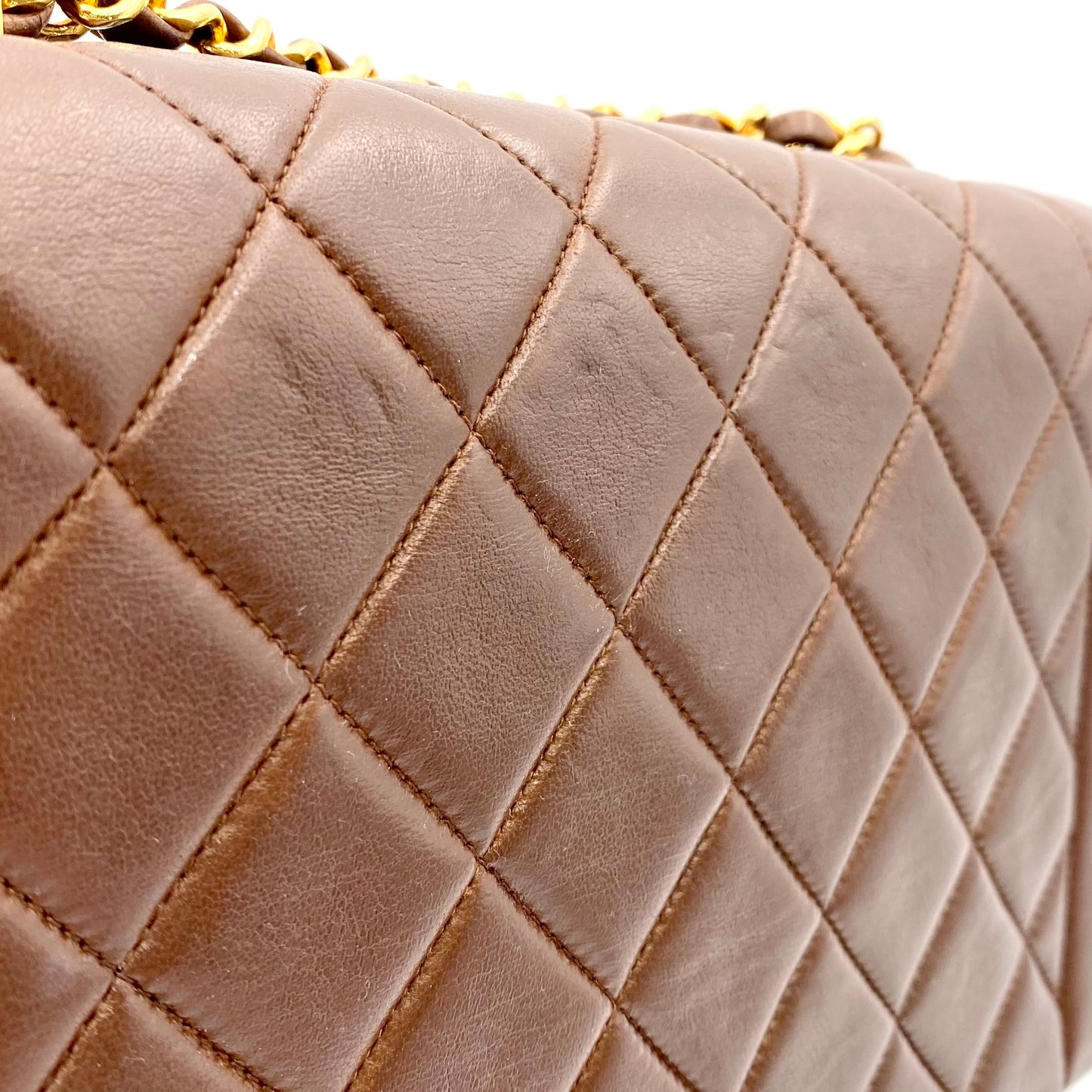 Ori, 3 Series Medium Diana Brown Taupe Lambskin with seal only