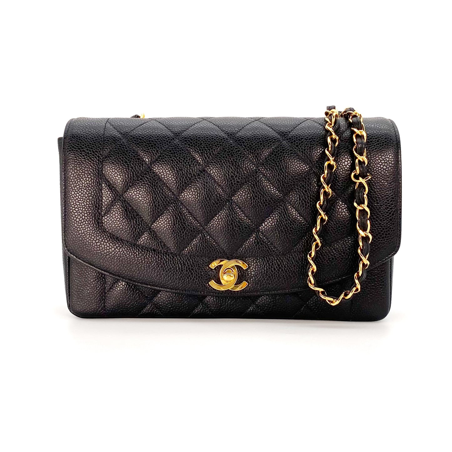 Keiko, 3 Series Medium Diana Black Caviar with seal only