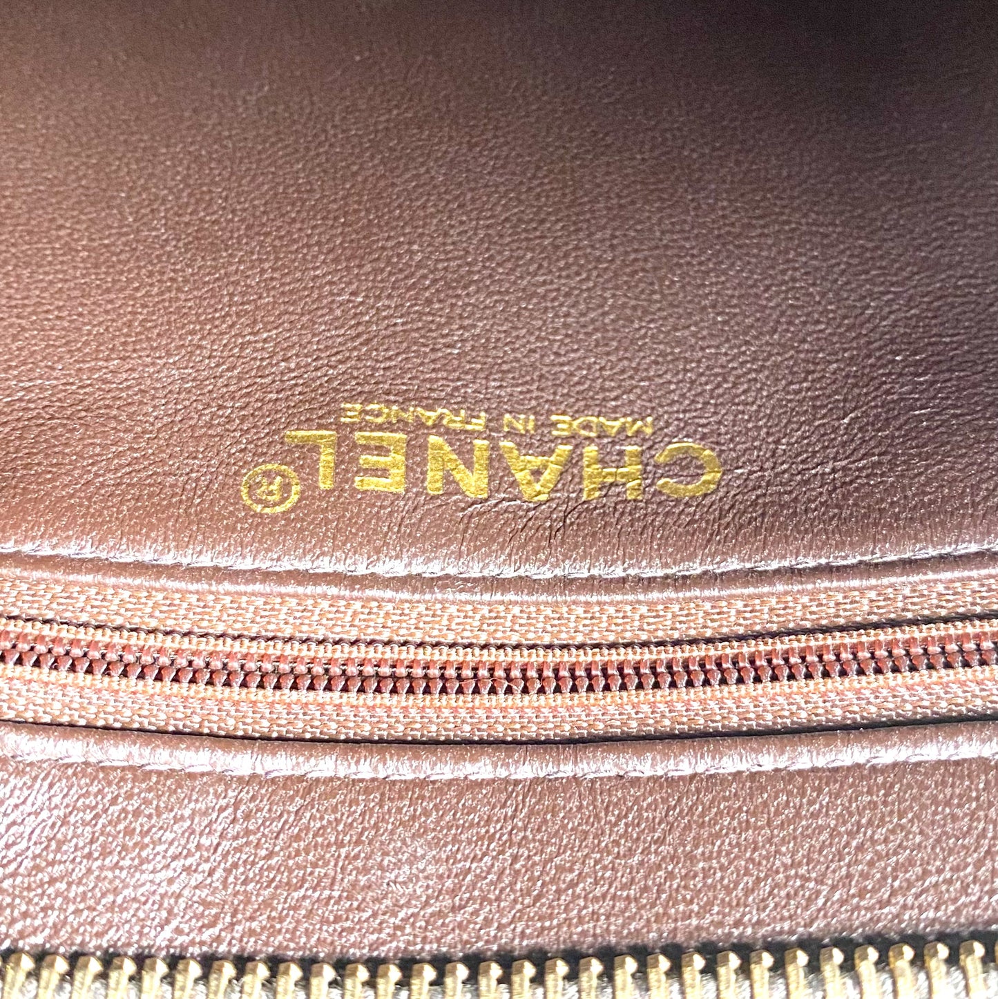 Maudy, 7 Series Medallion Brown Caviar Tote with seal and card