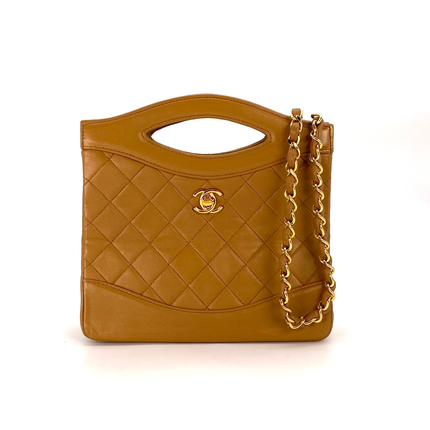 Rui, 1 Series Caramel Lambskin Mini 31 with strap and seal only