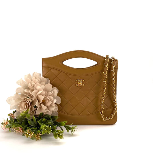 Rui, 1 Series Caramel Lambskin Mini 31 with strap and seal only
