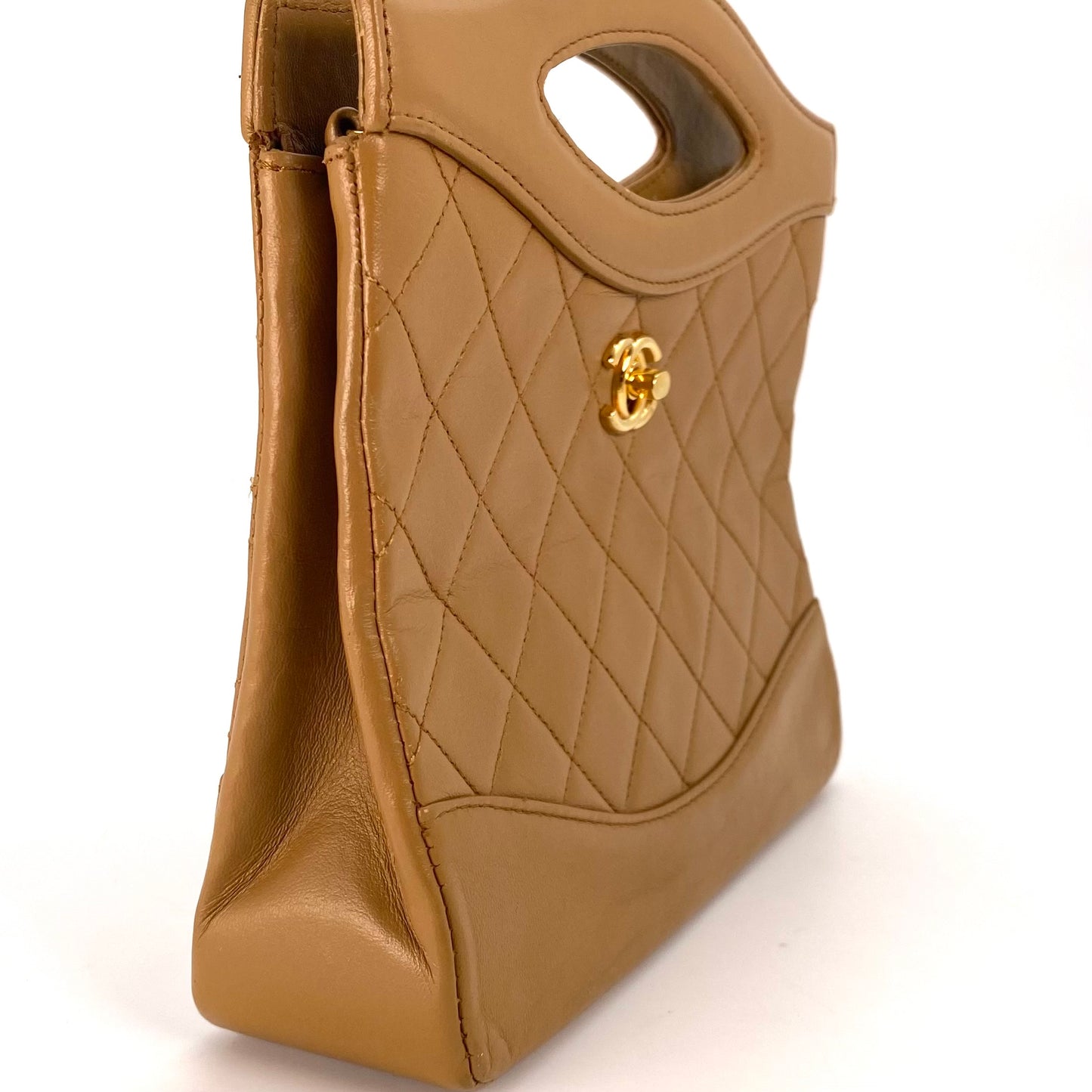 Rui, 1 Series Caramel Lambskin Mini 31 with strap and seal only