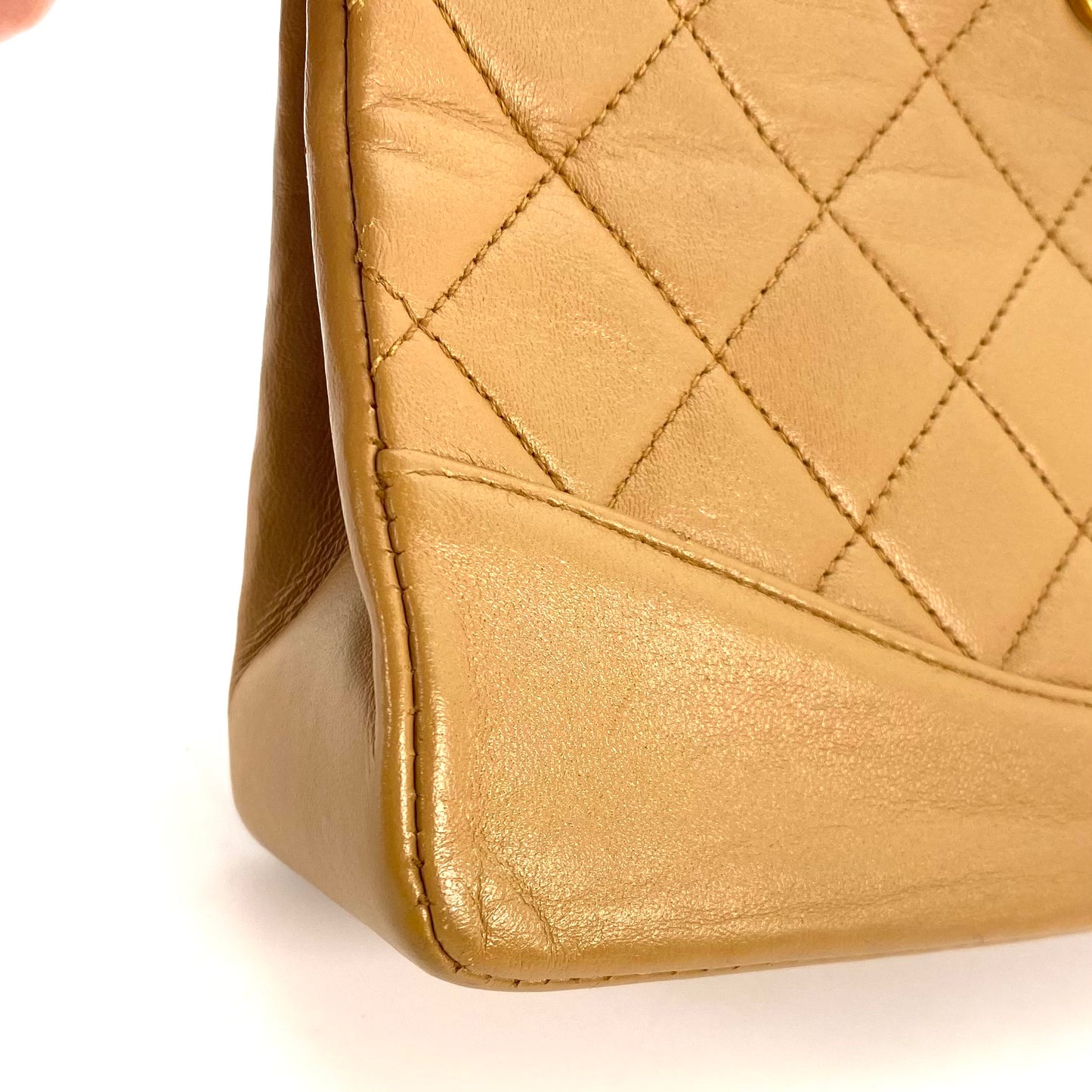 Rui, 1 Series Caramel Lambskin Mini 31 with strap and seal only