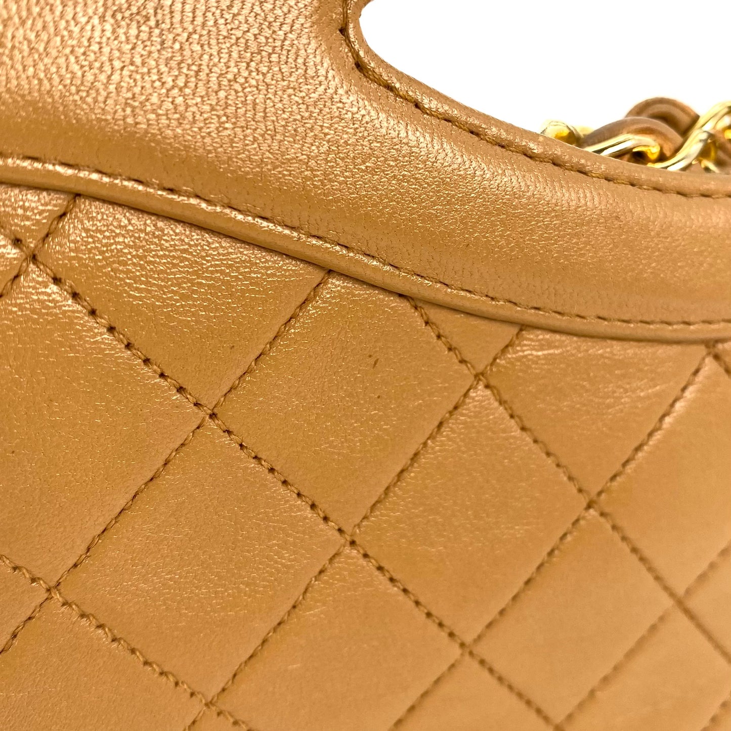 Rui, 1 Series Caramel Lambskin Mini 31 with strap and seal only