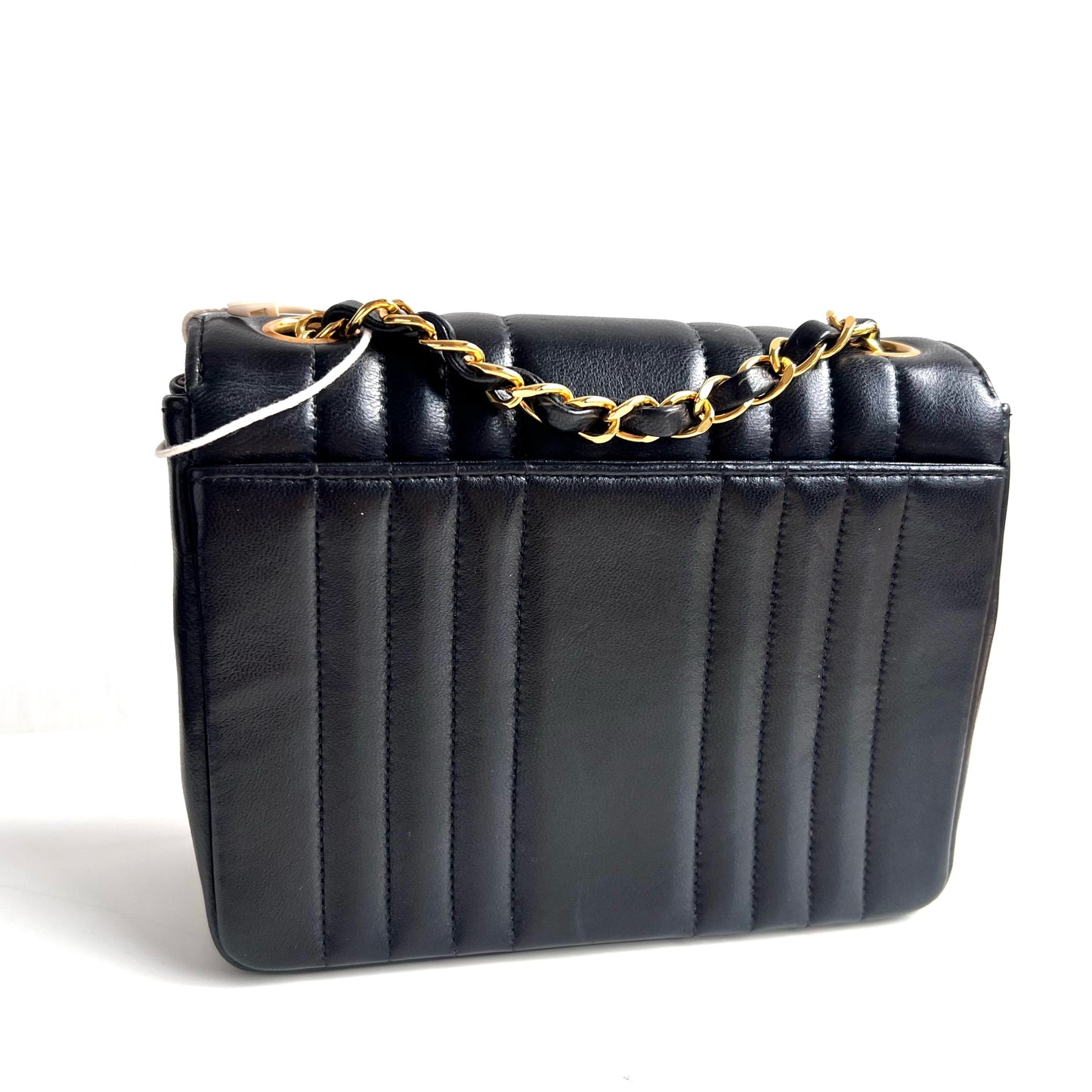 Celeste, 2 Series Square 17cm Mademoiselle Black Lambskin with seal and card
