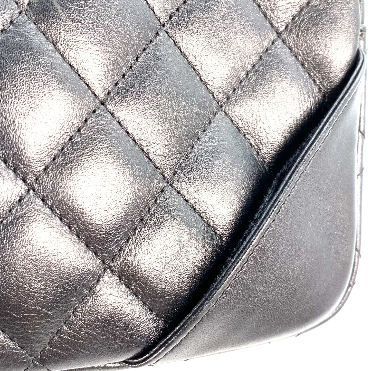 Alba, 10 Series Cambon Mini Boston Black Silver Hardware with seal only