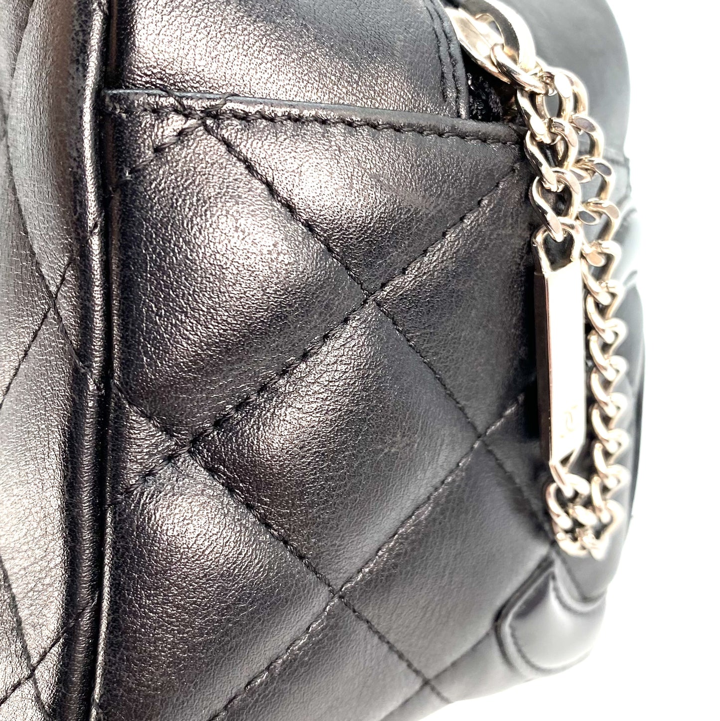 Alba, 10 Series Cambon Mini Boston Black Silver Hardware with seal only